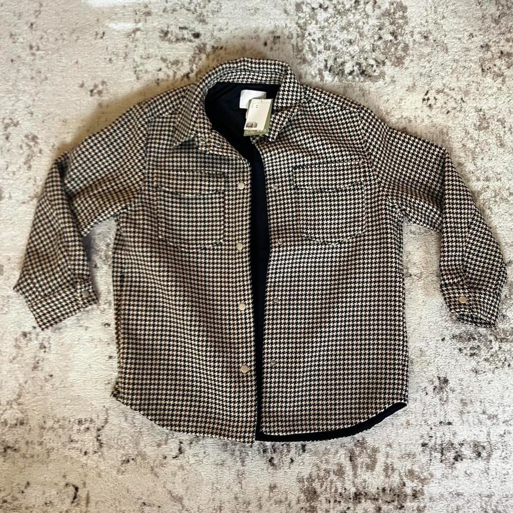 H&M Houndstooth Shacket